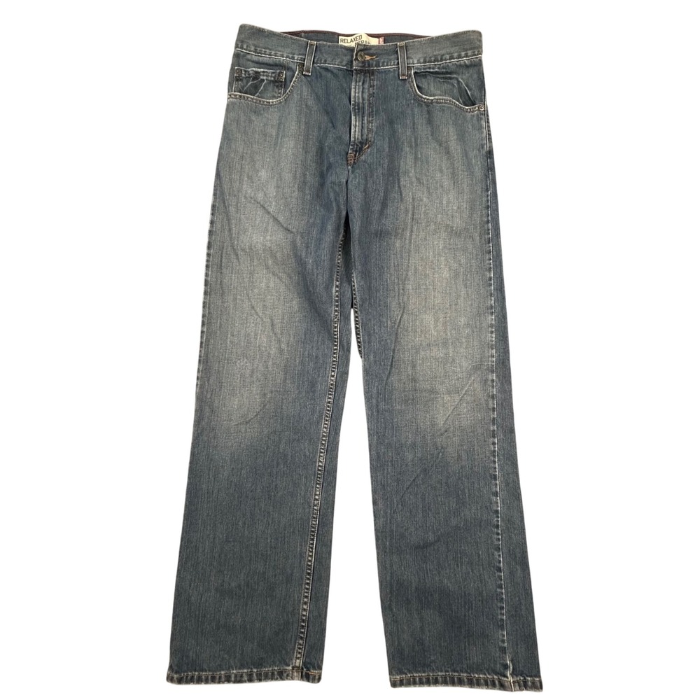 Vintage Levis 559 Relaxed Straight Jeans Mens 36x34 Blue Medium Wash Denim Pants